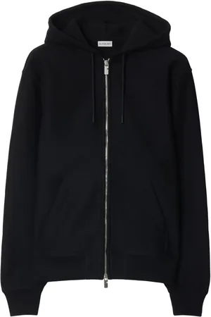 Burberry Hoodie con cierre y logo