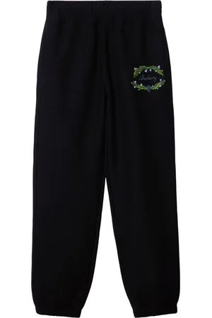 Burberry Pants con logo bordado