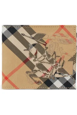 Burberry EKD Check Bifold Wallet