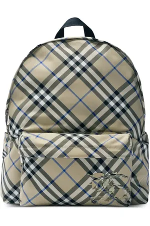 Burberry Mochila con motivo de cuadros