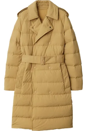 Burberry Abrigo capitonado midi