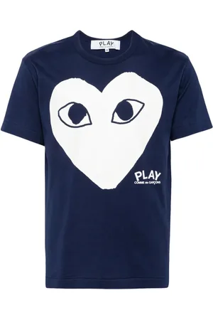 Comme des Garçons Playera con corazón estampado