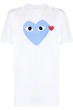 Comme des Garçons Playera con motivo de corazón