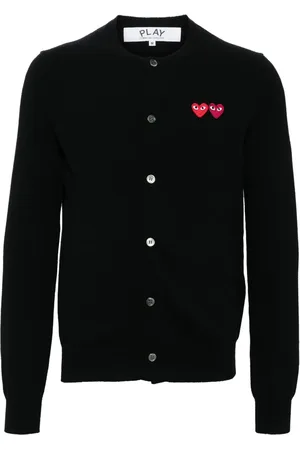 Comme des Garçons Cárdigan con parche de corazón