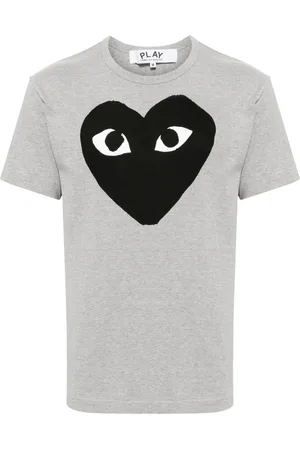 Comme des Garçons Playera con estampado de corazón