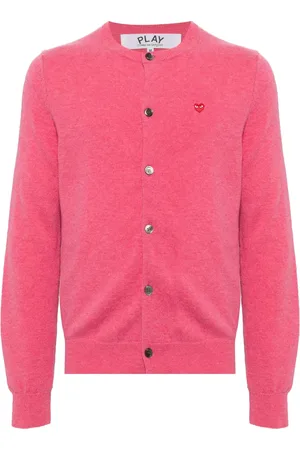 Comme des Garçons Cárdigan con parche de corazón