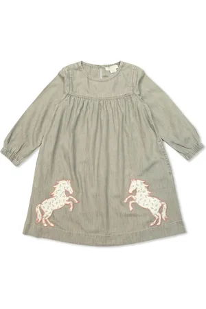 Stella McCartney Vestido de mezclilla bordado