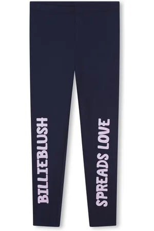 Billieblush Leggins con letras del logo