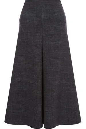 Serafini Falda midi con diseño acampanado