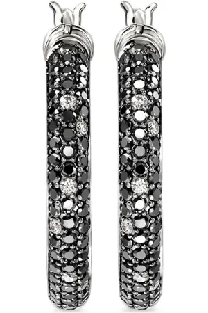 John Hardy Arracadas JH Essentials con diamantes