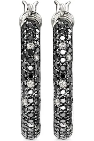 John Hardy Arracadas JH Essentials con diamantes
