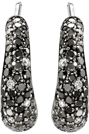 John Hardy Arracadas Surf J con diamantes