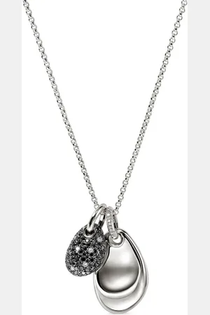 John Hardy Collar Pebble Duo con diamantes