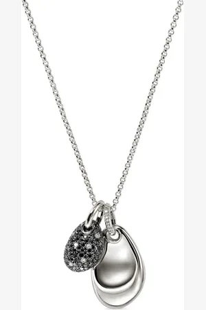 John Hardy Collar Pebble Duo con diamantes