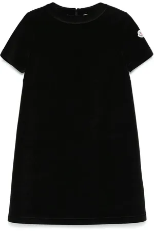 Moncler Vestido corto con parche del logo