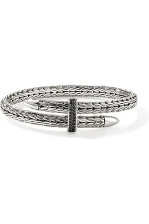 John Hardy Brazalete Spear Flex con zafiro