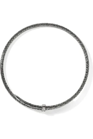 John Hardy Gargantilla Spear Coil con diamantes