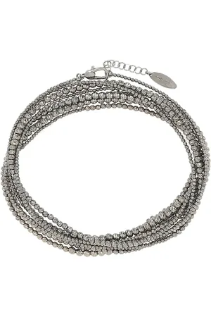 Brunello Cucinelli Pulsera en plata de ley