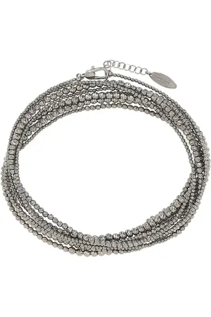 Brunello Cucinelli Pulsera en plata de ley