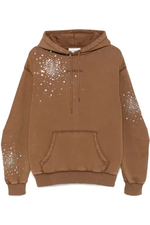 Des Phemmes Hoodie con detalles de cristal