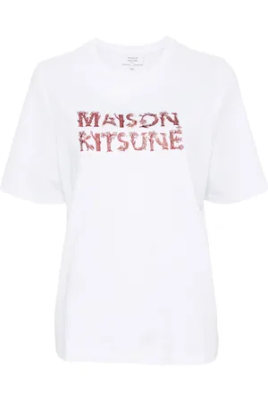 Maison Kitsuné Playera Woodland Alphabet