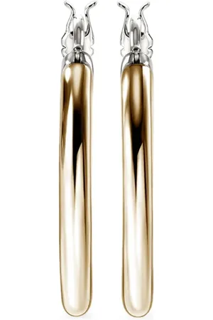 John Hardy Arracadas JH Essential en oro de 14kt