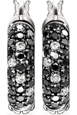 John Hardy Arracadas JH Essentials con diamantes