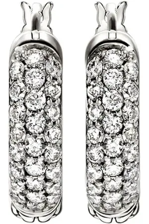 John Hardy Arracadas Essential con diamantes