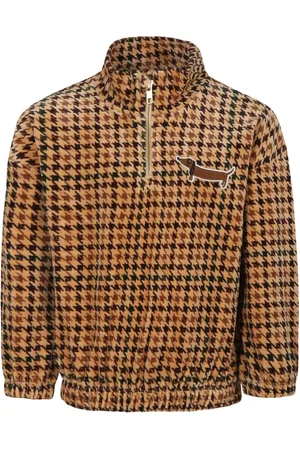 Mini Rodini Sudadera con motivo pied de poule