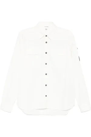 C.P. Company Camisa con detalle Lens