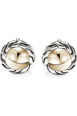 John Hardy Aretes Essential en oro amarillo de 14kt