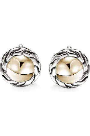 John Hardy Aretes Essential en oro amarillo de 14kt