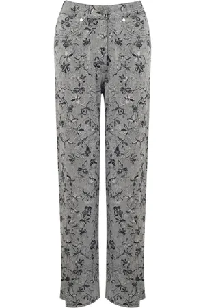 PORTS 1961 Jeans rectos con estampado floral