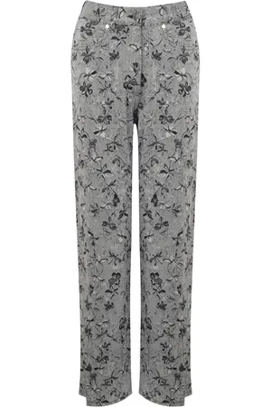 PORTS 1961 Jeans rectos con estampado floral