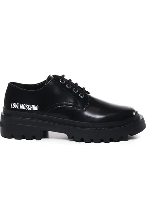 Moschino Zapatos oxford con logo estampado