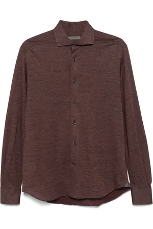 corneliani Camisa con efecto melange
