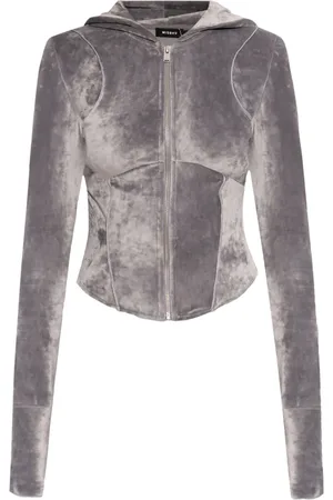 MISBHV Hoodie corta y logo de strass