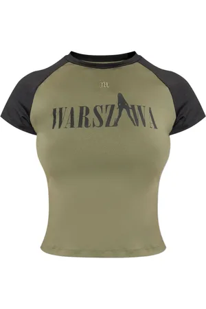 MISBHV Playera con logo bordado y estampado gráfico