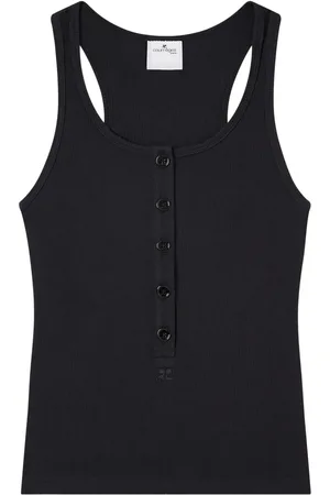 Courrèges Camiseta Rib años 90