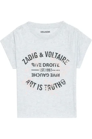 Zadig & Voltaire Playera con logo estampado