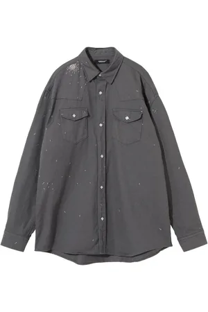 UNDERCOVER Camisa con cruz estampada