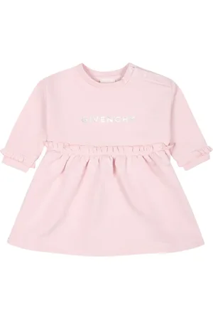 Givenchy Vestido manga larga con logo estampado