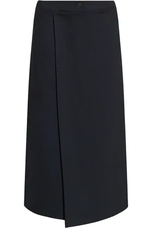 Fabiana Filippi Falda midi con detalle plisado