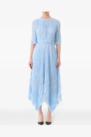 Jason Wu Vestido plisado con estampado floral