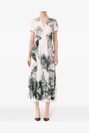 Jason Wu Vestido midi con estampado floral
