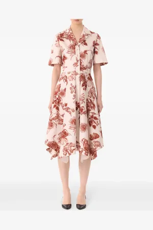 Jason Wu Vestido midi con estampado floral