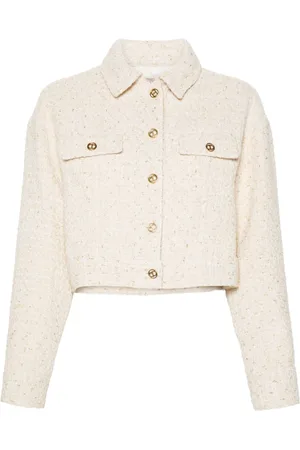 Twin-Set Chamarra de tweed