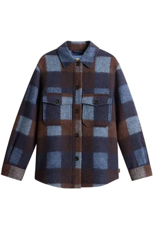 Woolrich Camisa con motivo de cuadros