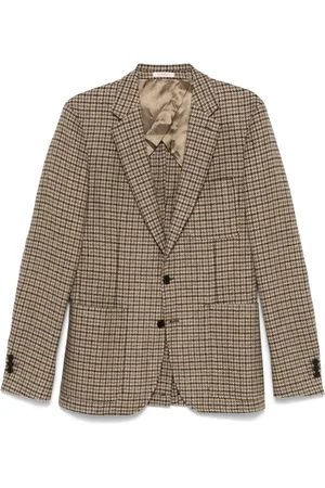 Fursac Blazer con motivo pied de poule