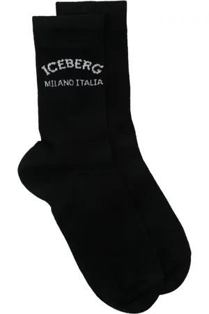 Iceberg Calcetines tejidos con logo en intarsia